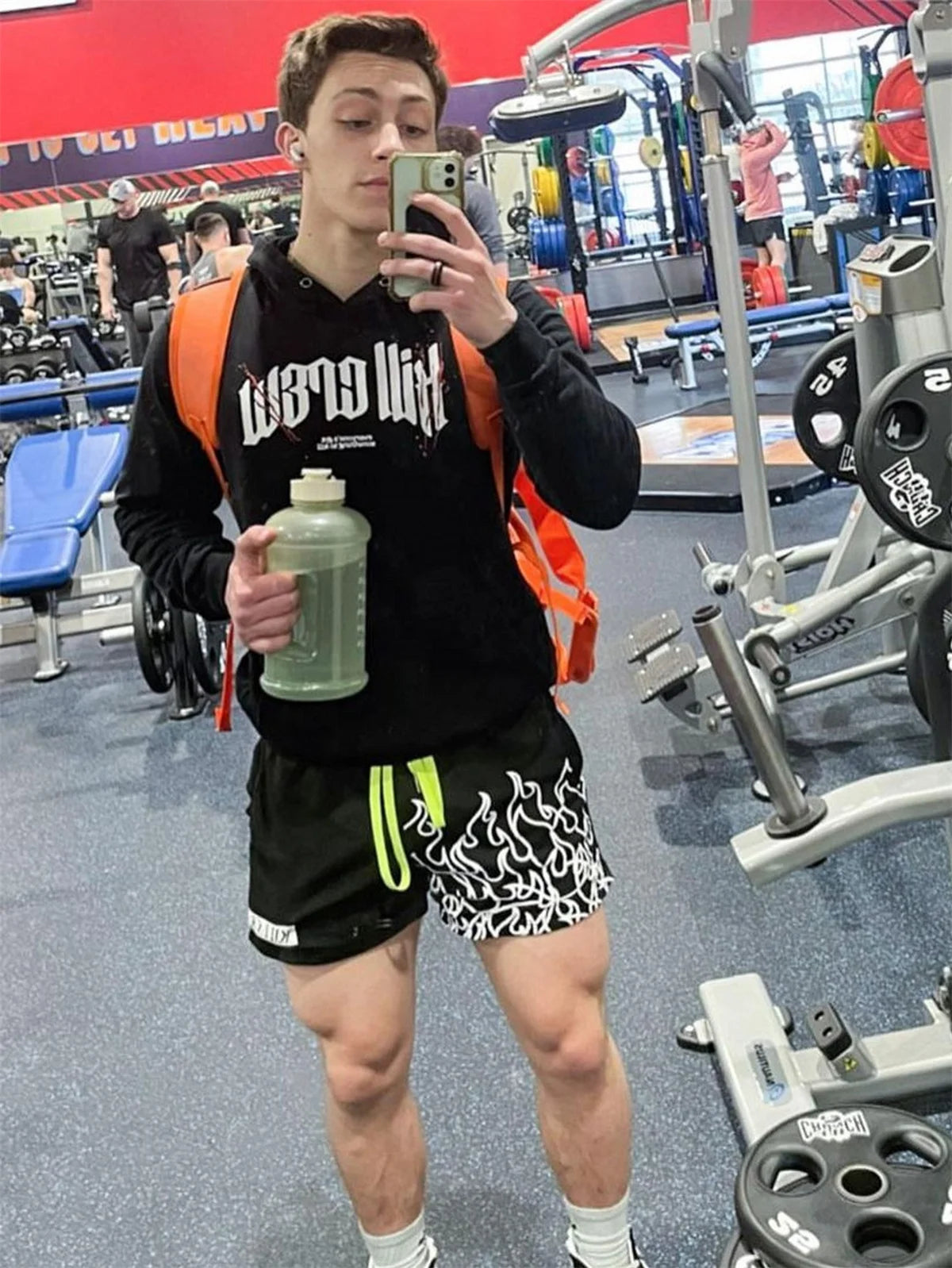 New Quick Dry Running Sport Shorts Men Summer Gym Fitness Bodybuilding Breathable Mesh Bermuda Boxing Training Male Beach Pants