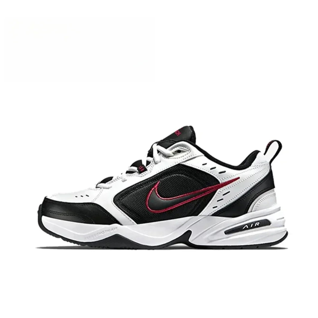 Nike Air Monarch IV White Navy Retro Versatile Casual Men Women Daddy Shoes Running Shoes Anti-Slip Hard-Wearing 415445-102