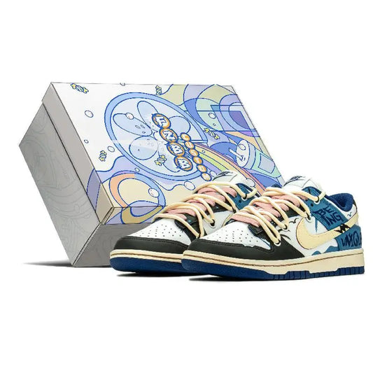 【Customize】Nike Dunk Skateboarding Shoes Women's Sneakers shoes DD1503-119