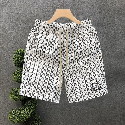 2025 Summer Hot-selling High-quality Letter-printed Shorts Men's Casual Fashion Breathable and Comfortable Sports Shorts
