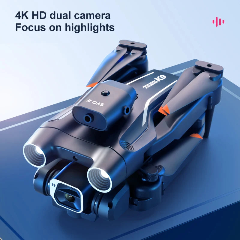 KBDFA K9 Drone 4K EIS Ultra HD Camera All-round Obstacle Avoidance Aerial Photography Mini Dron RC Toy for Kids Gift Vs Z908 Pro