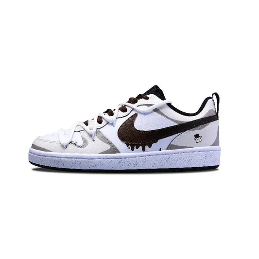 【Customize】Nike Court Borough Skateboarding Shoes Women's Sneakers shoes BQ5448-115